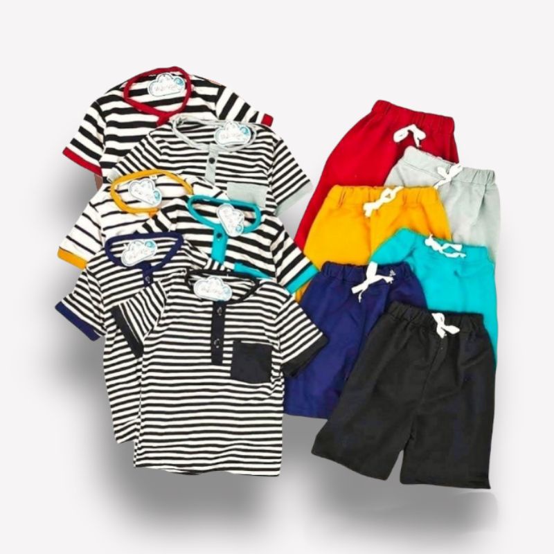 SET KIANO SALUR ANAK 1-5TH / TERLARIS BAHAN BABY TERRY / SETELAN KIANO ANAK