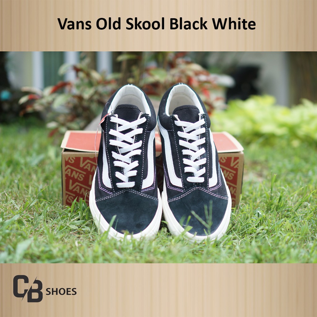 Vans Old Skool Black White Premium Quality