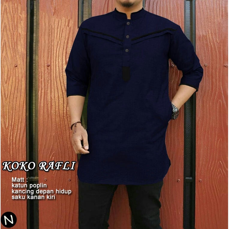 CTN Baju muslim koko RAFLI varian lengkap termurah best seller