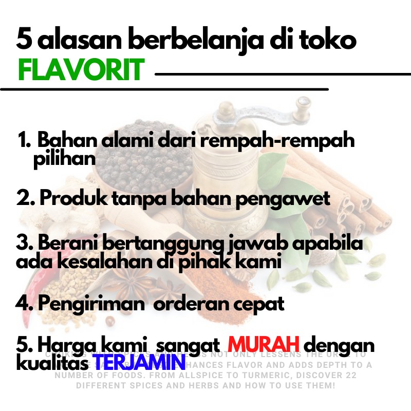 Rempah Kemiri Bubuk Candlenut Bahan Makanan Pokok Bumbu Dapur Kering Organik Penyedap Rasa Murni