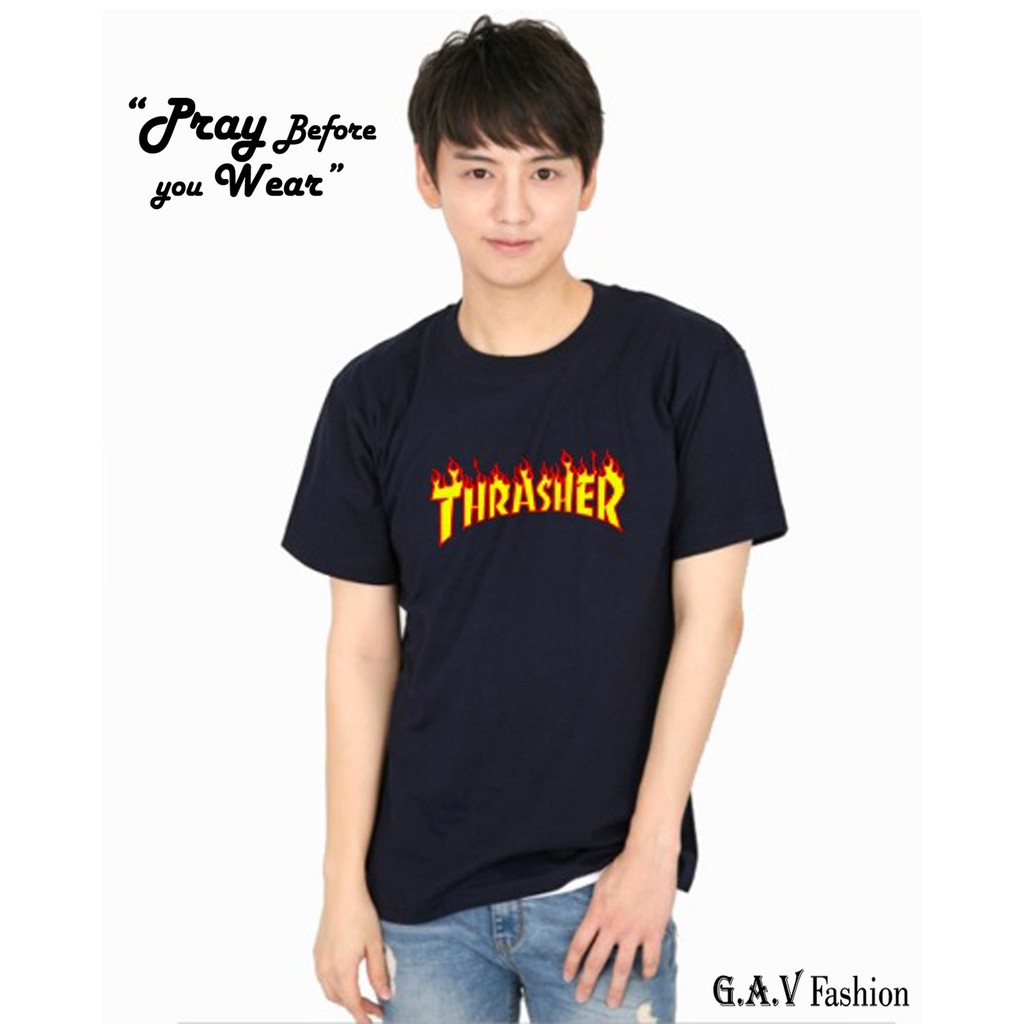 TRASHER TEE Tshirt Trasher | Tumblr Tee | Kaos Distro Trasher Lengan Pendek Kekinian.
