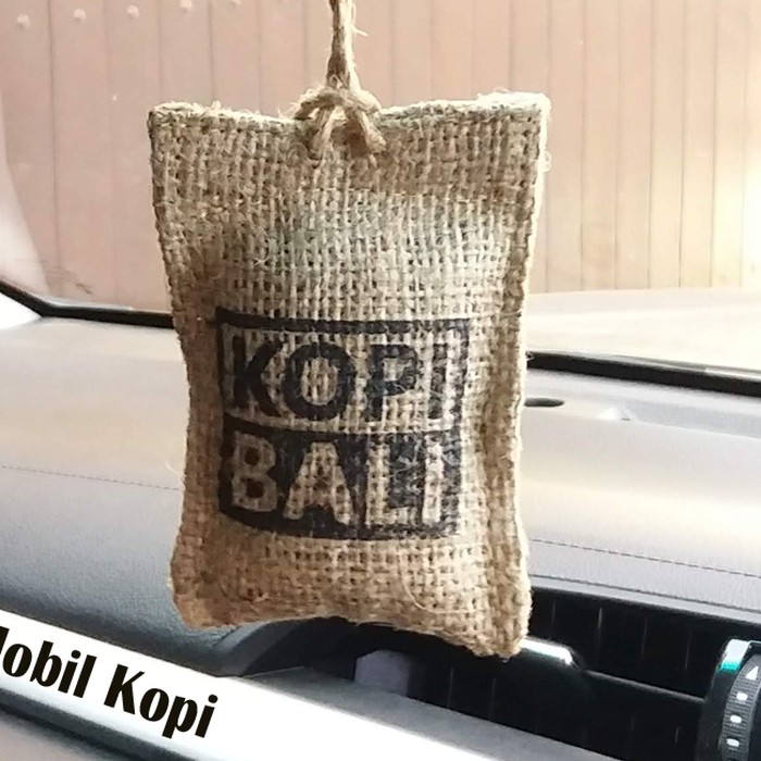 New Parfum Mobil Kopi Bali Gantung Biji Kopi Asli Pengharum Ruangan