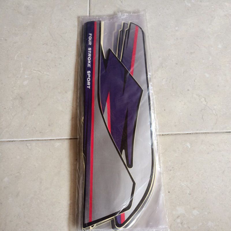 striping stiker les body gl max 95 hitam ungu