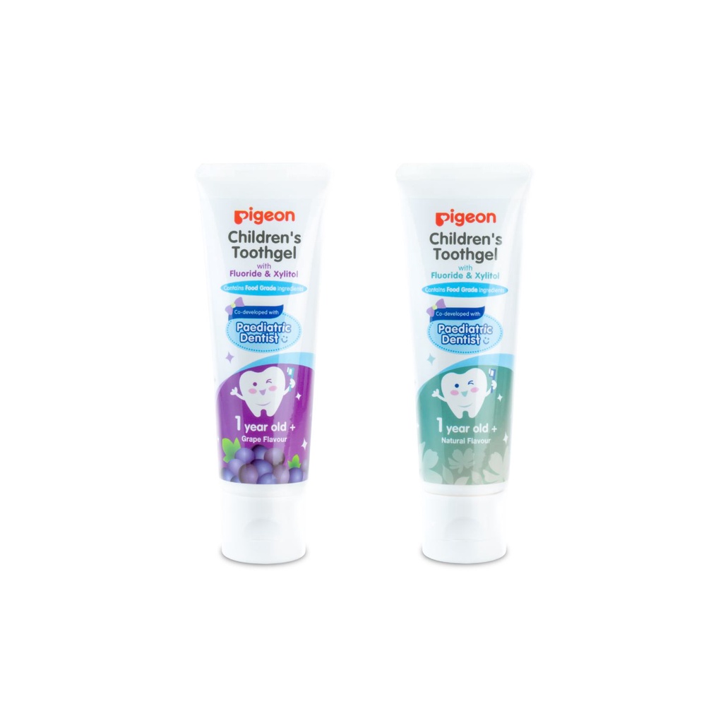 PIGEON Children's Toothgel 45G | Pasta Gigi Anak 2Y+  (Tersedia Varian Rasa)