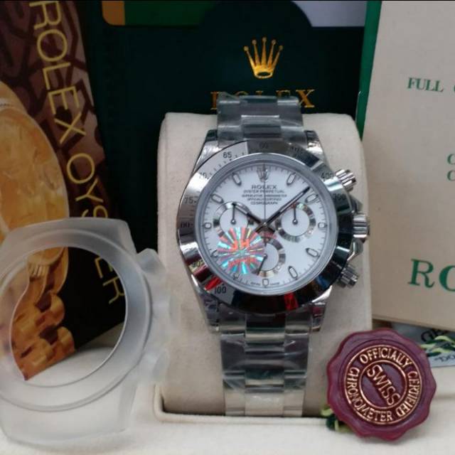 Jam Pria Rolex Daytona Automatic Clone Swiss ETA Clone