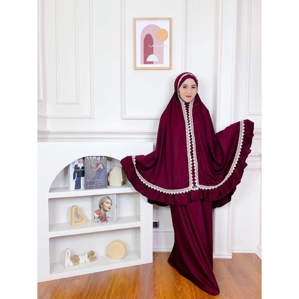 Mukena Raya Kanaya/mukena katun