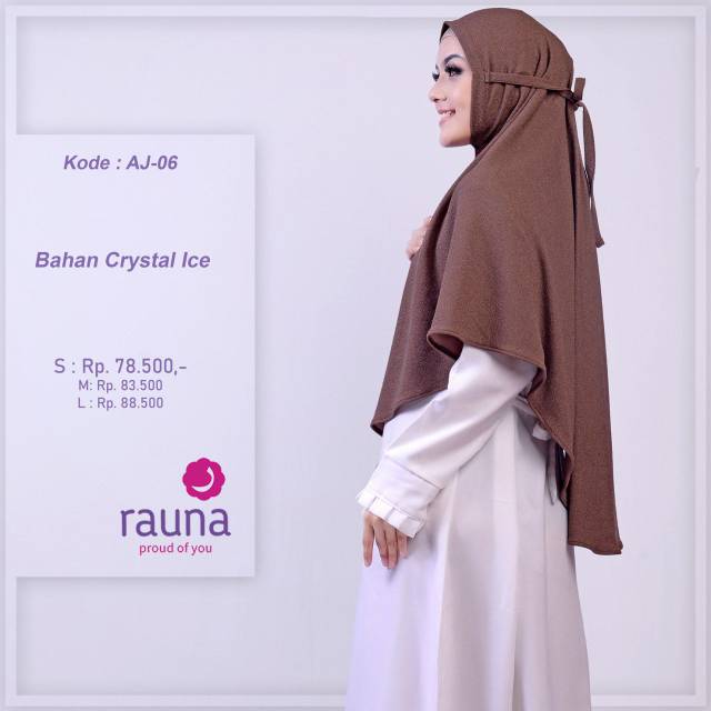 Khimar instant Rauna AJ 01 - AJ 02 - AJ 03 - AJ 04 - AJ 05 - AJ 06 - AJ 07 - Aj 09 - Aj 10 / Bergo instant