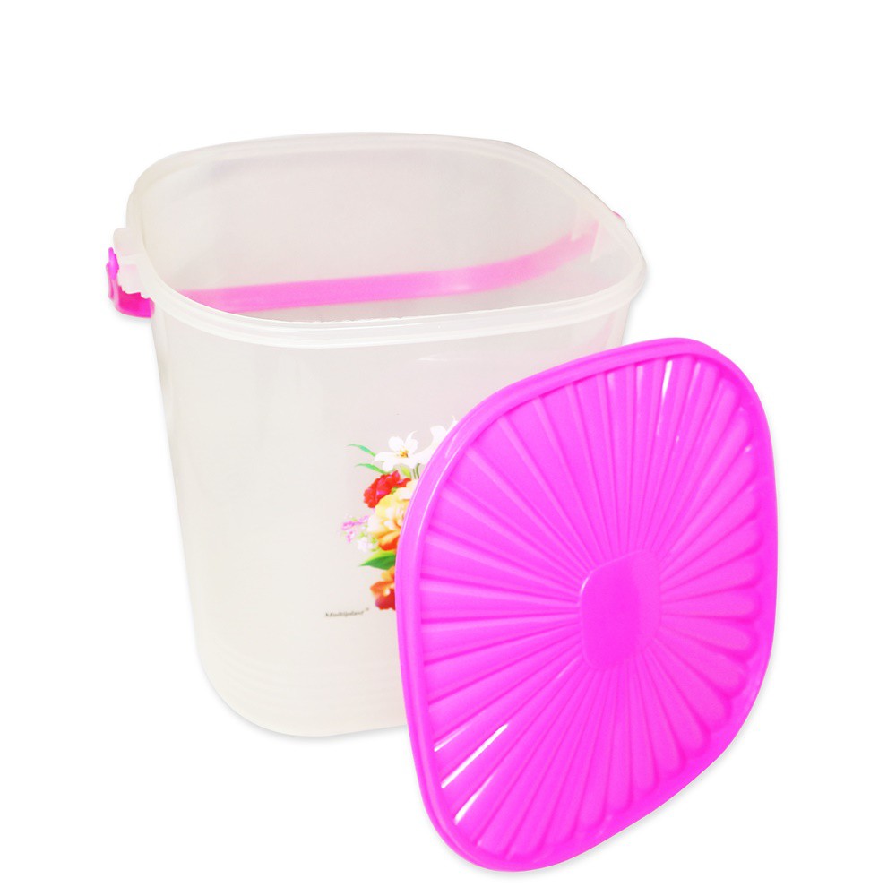 Toples krupuk / snack, air es serbaguna + handle - 12 liter