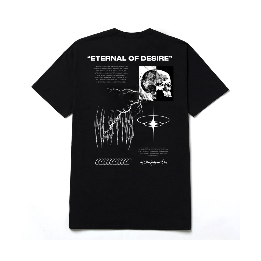 Milestones Black Of Skull T-shirt