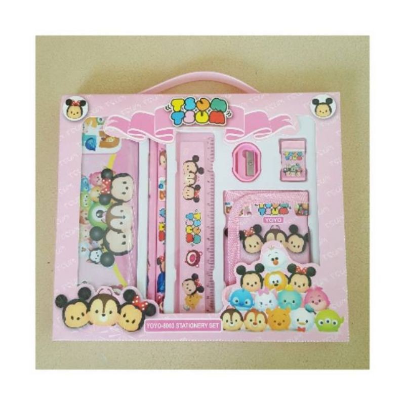 

Stationery Set Alat tulis Set Tsum Tsum