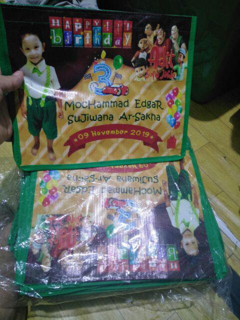 Tas Ultah Tempat Kotak Nasi Bento