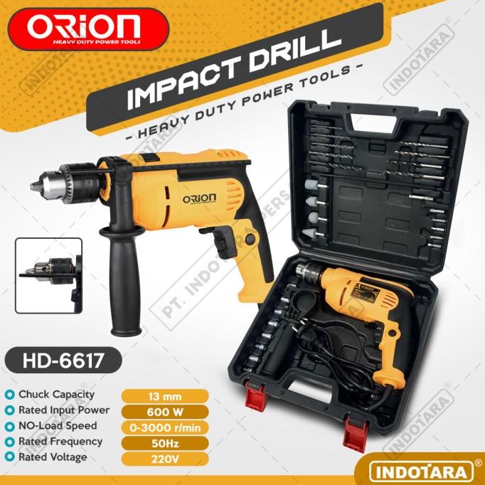 Mesin Bor Listrik Impact Drill Listrik Orion HD-6617
