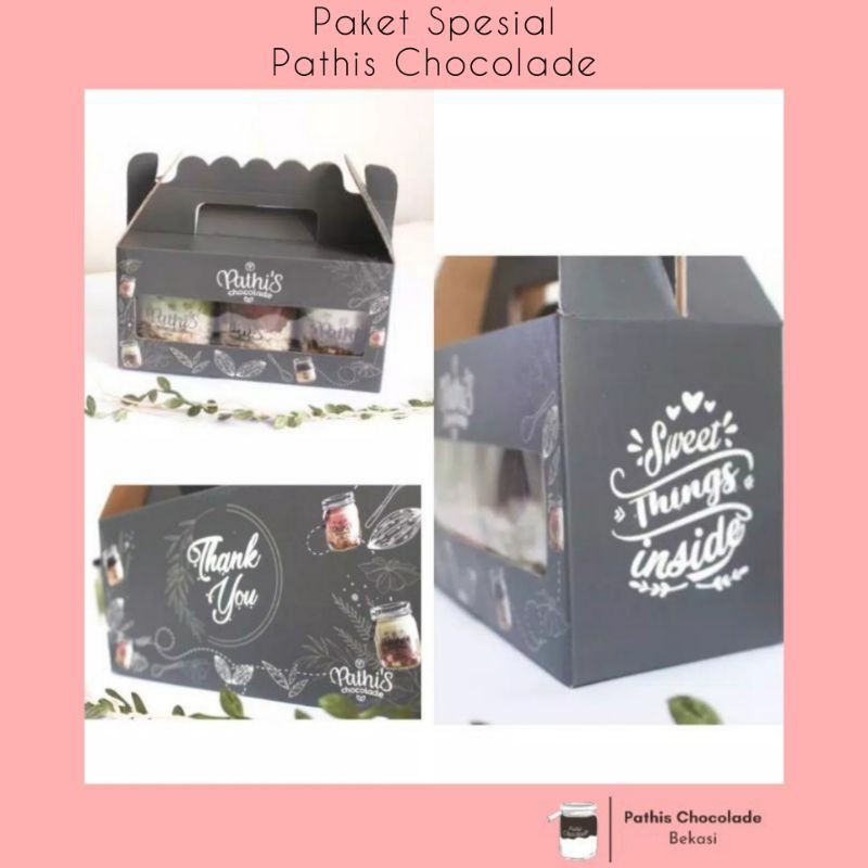 Gift Box Kado Paket Spesial Coklat Pathis Chocolade