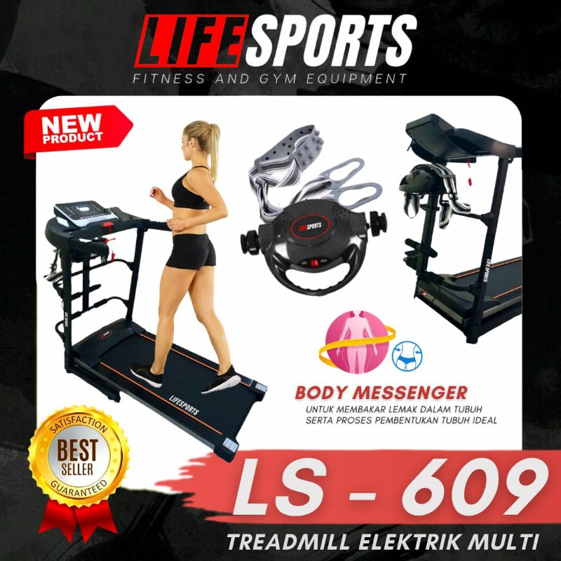 Terbaru Paling Keren Treadmill Elektrik LS609 Murah