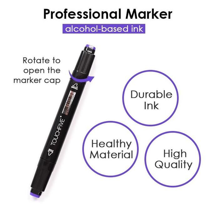

Promo Spidol Dual Side Fine Art Marker ISI 30 WARNA - Multi-Color