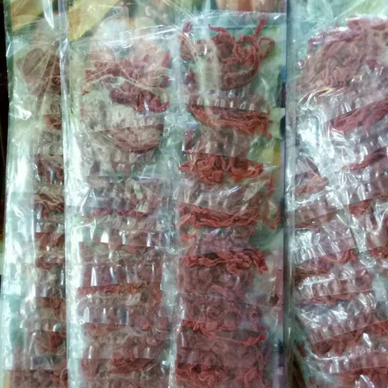 

manisan semboi semboi merah bentuk liris panjang