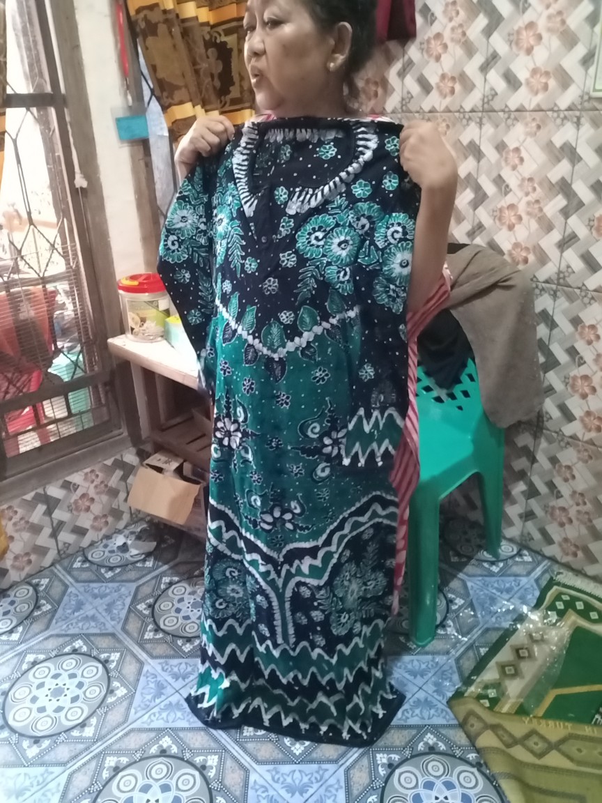 Size L Gamis Batik Tuban/jubah Ibu/remaja/dewasa