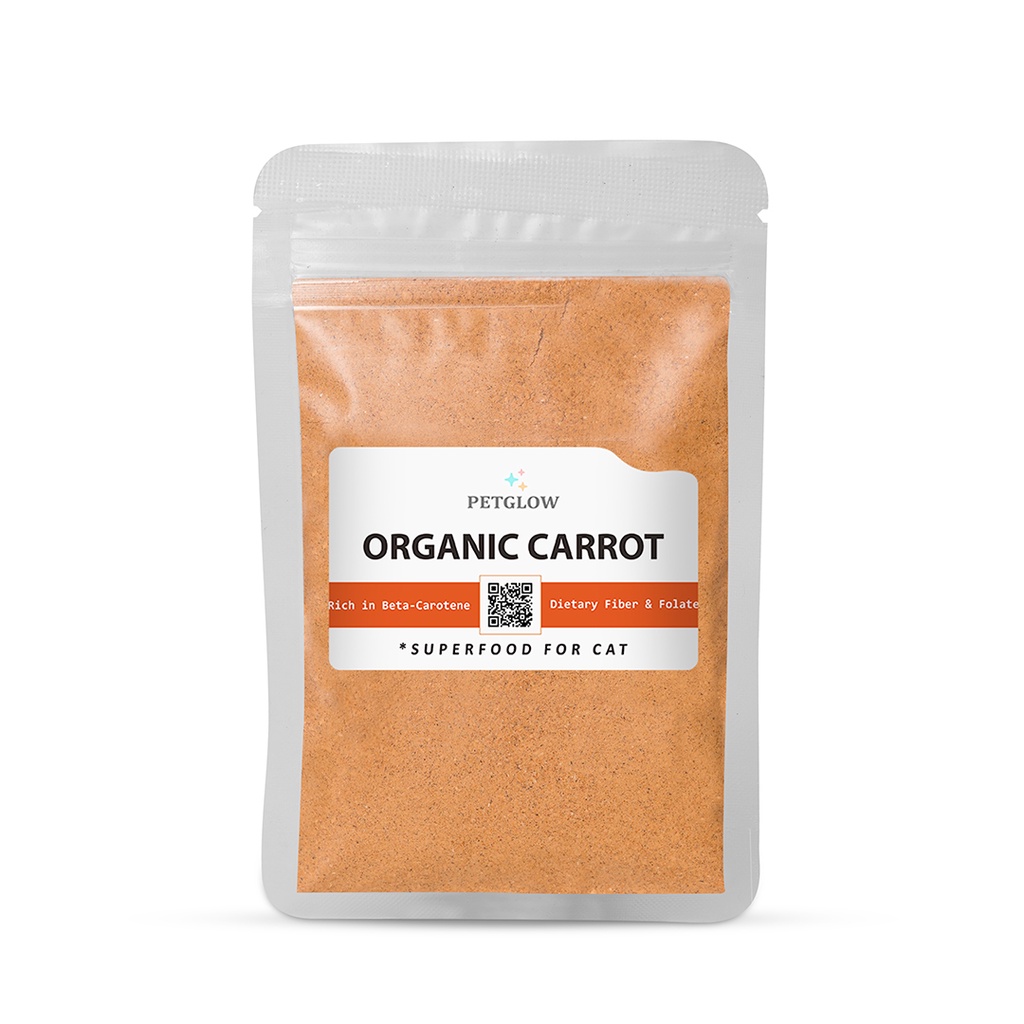 Jual Petglow Superfood Organic Carrot For Cat Powder Bubuk Wortel