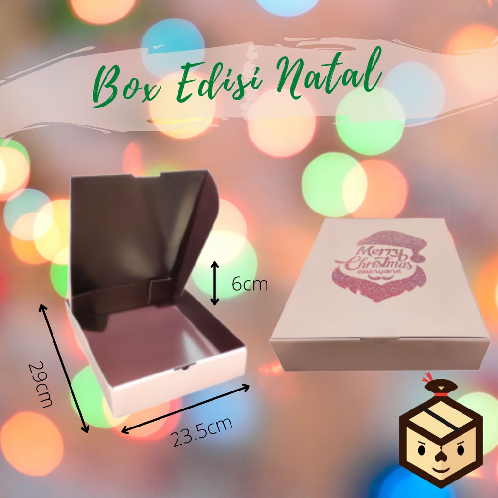 

christmas box custom box natal christmas kotak packing ukuran besar cocook untuk hampers kotak hampers natal cocok untuk kado, hampers, dll
