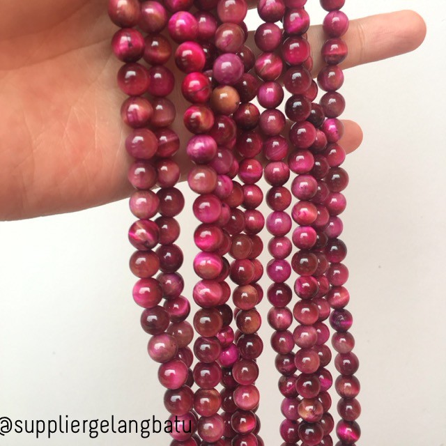 red tiger eye biduri sepah merah mata singa 8mm natural akik gambar asli