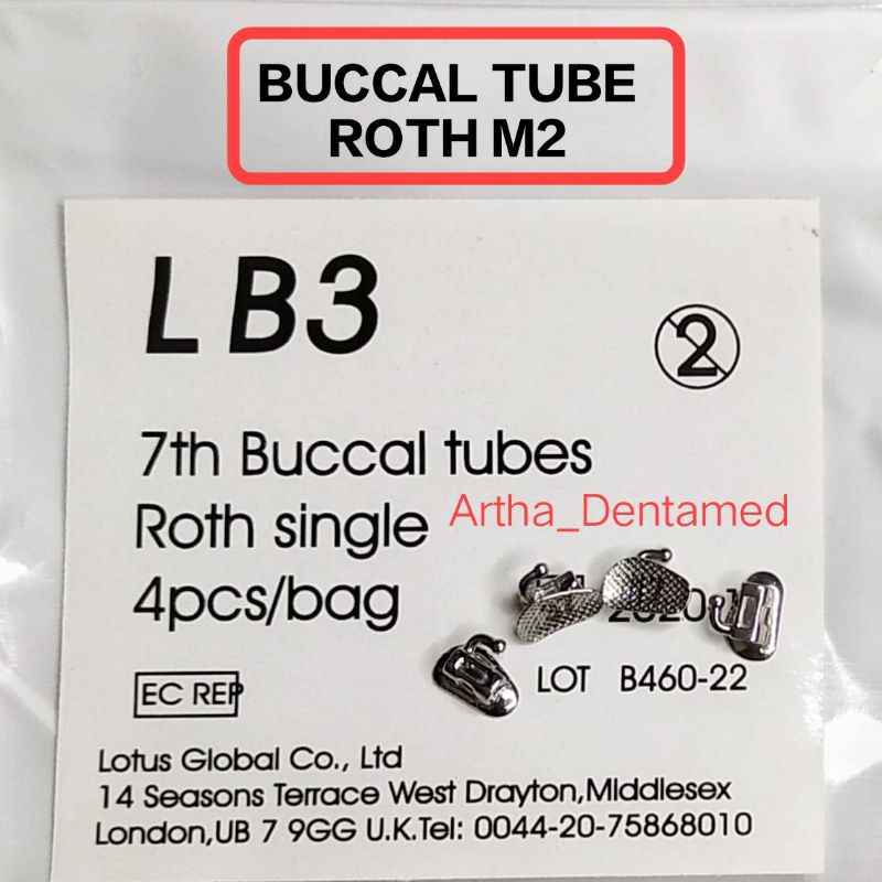 BUCCAL TUBE LB3 ROTH M2 MINI