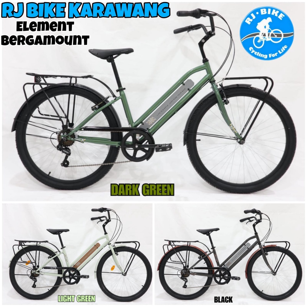 SEPEDA CITY BIKE ELEMENT BERGAMOUNT 26 INCH 7SPEED