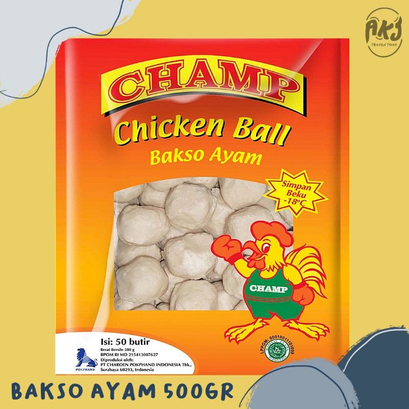 

Champ Bakso Baso Ayam 500gr