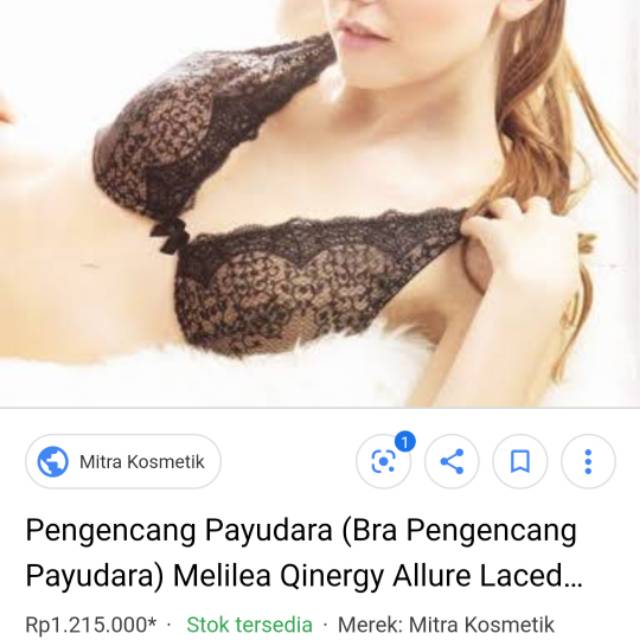 Cuci gudang Bra pengencang payudara Bra melilea qinergy allure laced