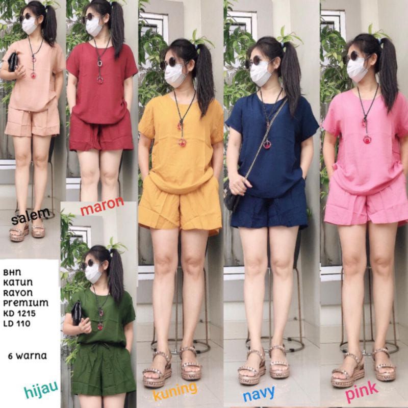 BABY DOLL PENDEK RAYON POLOS