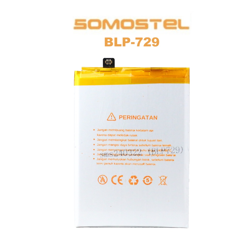 Somostel - BLP729 Realme Narzo 10A / C3 / 5 / 5S / 5I / C11 / C21 / C20 Batre Batrai Baterai