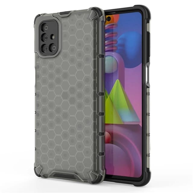 SAMSUNG GALAXY M23 M33 M53 5G M52 5G M22 M32 M51 SOFT CASE RUGGED ARMOR HONEYCOMB SERIES