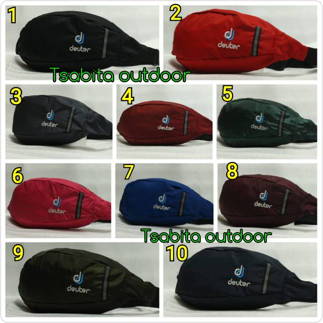 Tas pinggang Deuter tas selempang tas joging tas olahraga weistbag wristband tas running