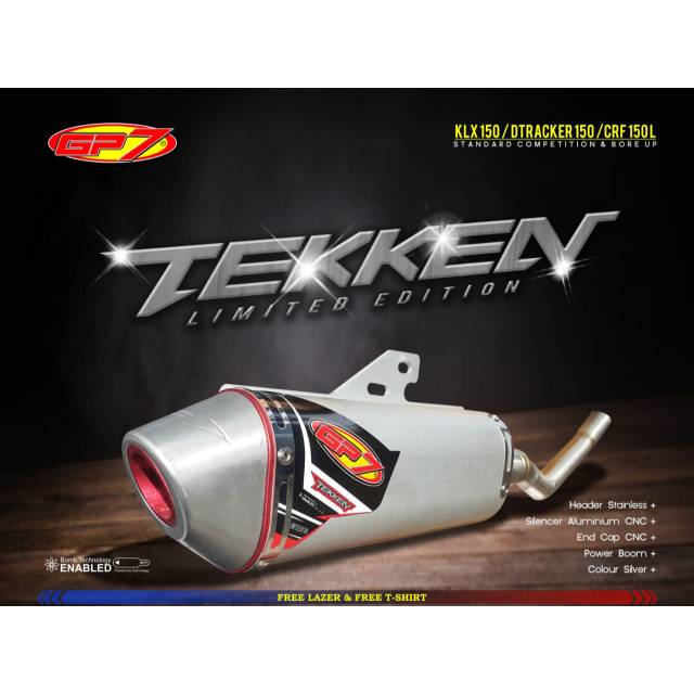 Knalpot Gp7 Tekken (Limited edition)