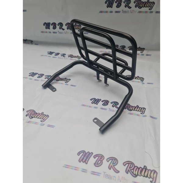 BACK RACK RAK BEHEL VESPA METIK LX 125 HITAM