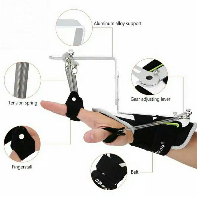 Alat terapi latihan kekuatan otot jari wrist hand orthotik