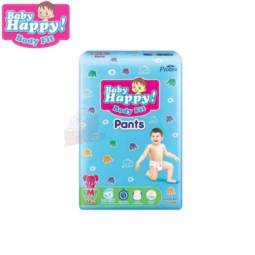 Baby happy pants M34+4/L30+4/XL26+4