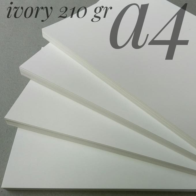 

Kertas Ivory 210 gsm Ukuran A4 / 21 cm X 29.7 cm