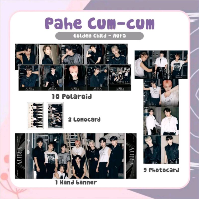 Pahe cum - cum &amp; photocard Golden Child - Aura