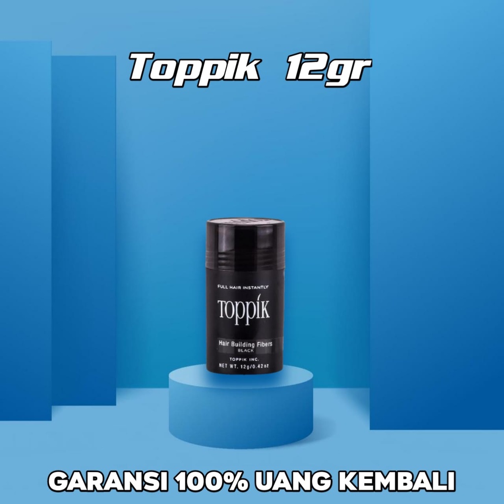 Toppik Hair Fiber 12gr Original Amerika / Penebal Rambut