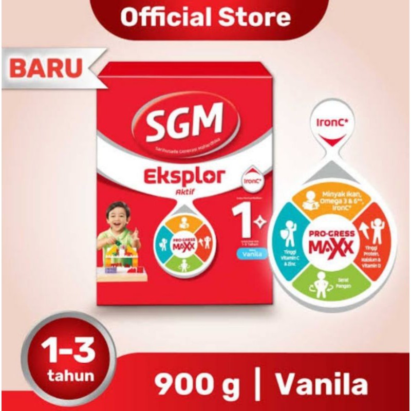 Sgm exsplor 1+ 900gr VANILA,MADU