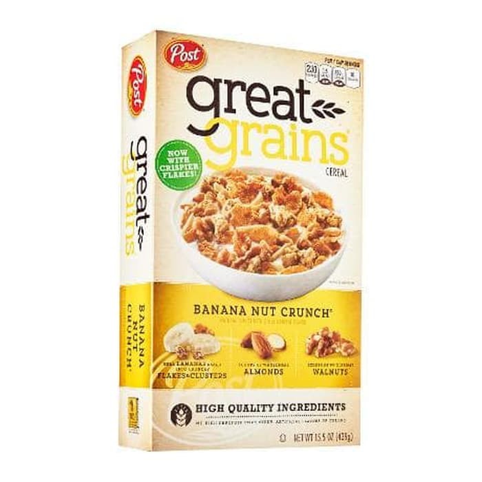

#HANDCARRY Post Great Grains Cereal Banana Nut Crunch 439g - UFOHCR1661