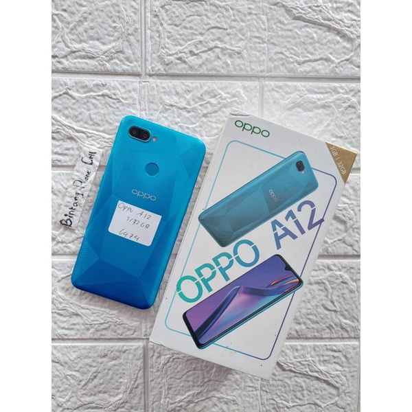 OPPO A12 3/32GB SECOND FULLSET