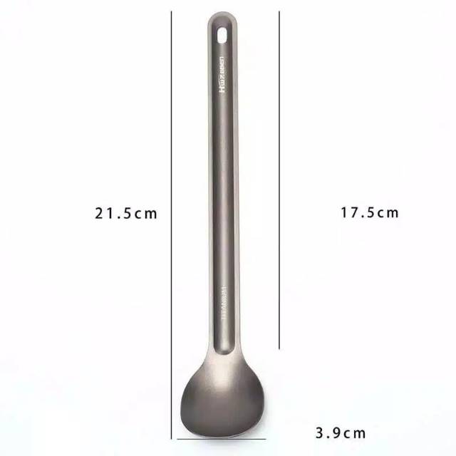 Titanium spoon long handle sendok Ultralight portable outdoor camping