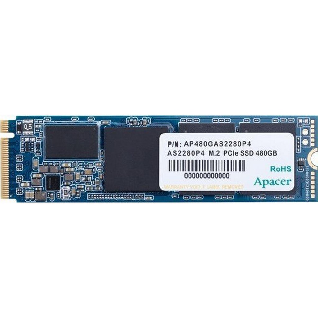 Apacer SSD 480GB M.2 NVMe AS2280P4 PCIe Gen 3 Apacer SSD 480 GB M2 Resmi