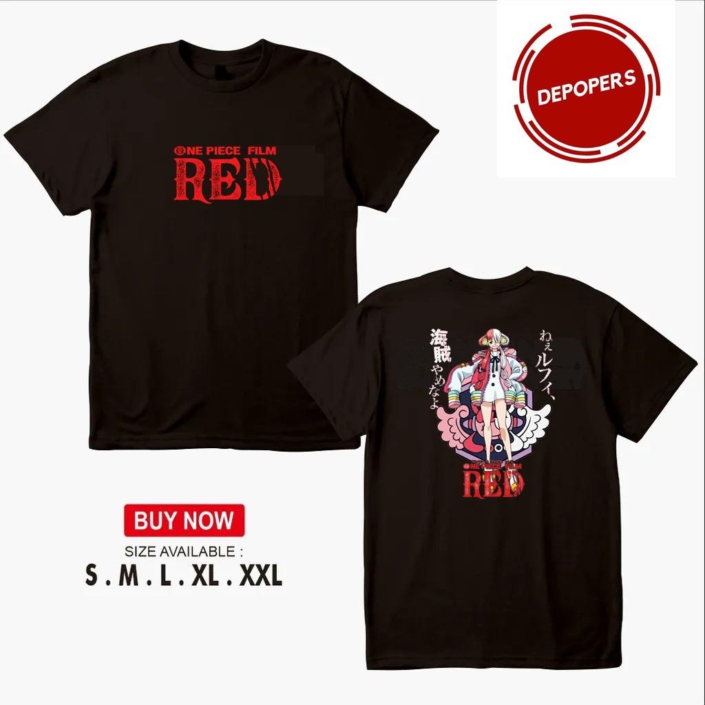 Kaos One Piece Red Uta / One Piece Luffy Mode Nika