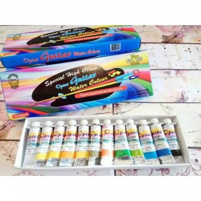 

Cat Air Guitar 12 warna untuk melukis anak