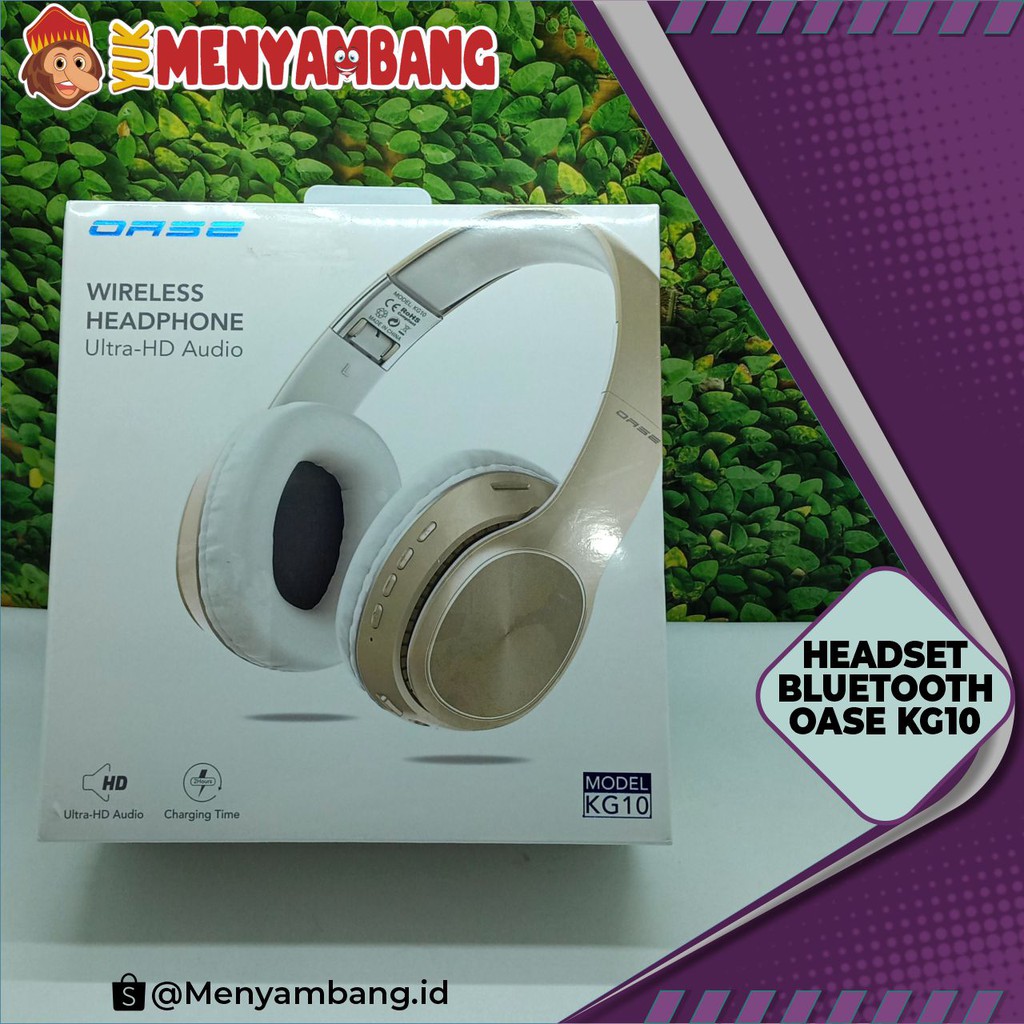 41389 | HFB-Oase KG10 | Headset Bluetooth Oase KG10 Wireless Headphone