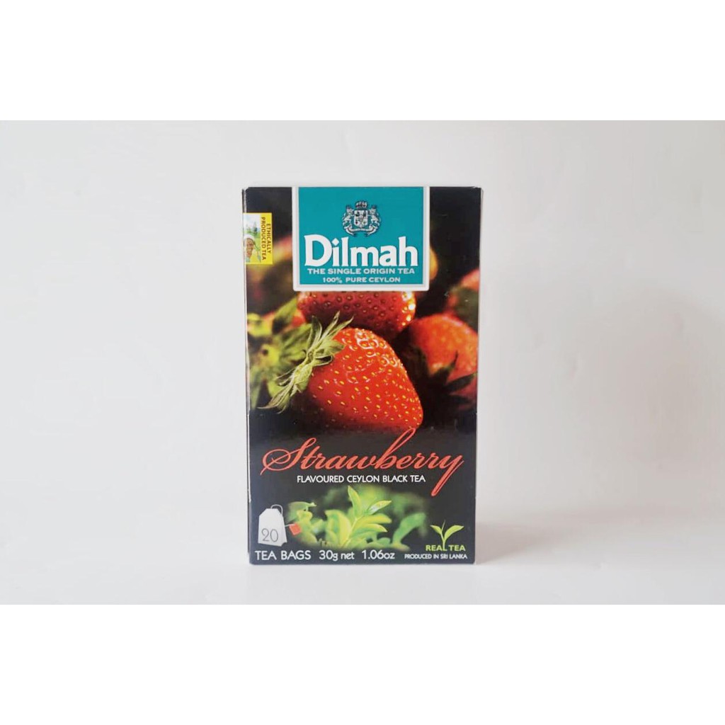 

Teh Dilmah Strawberry (20 x 1,5gr) | Tag Tbag | Teh Celup | Non-Amplop