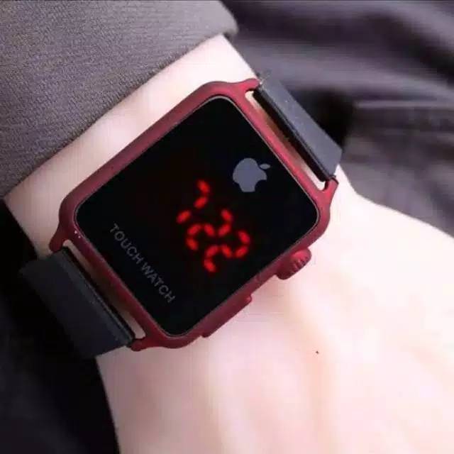 Jam Tangan Pria Touch Screen Watch (Strap Rubber Dikirim Dari Jakarta)