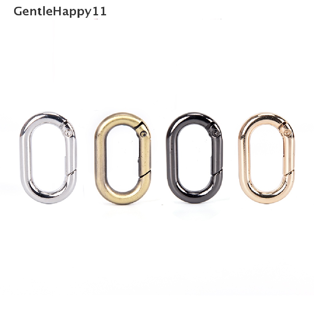 Gentlehappy 5PCs / Set Kait Snap Bentuk O Bahan Alloy Untuk Outdoor